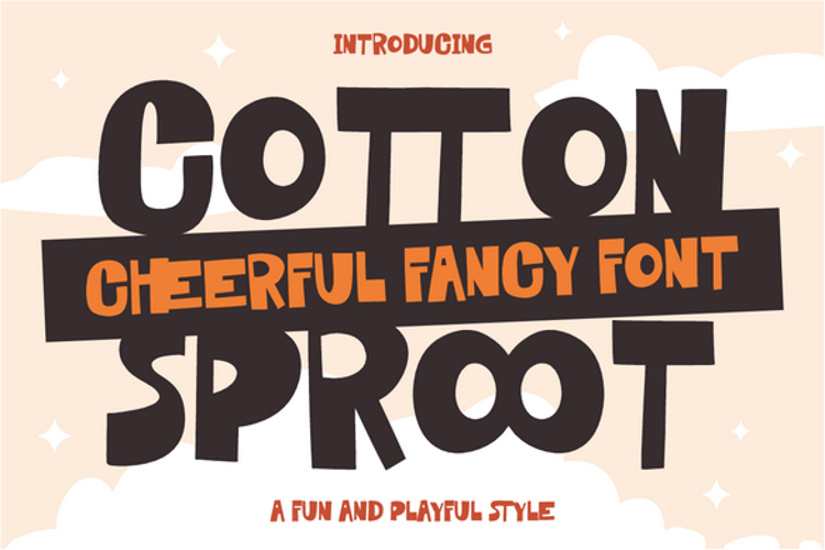 Preview of Cotton Sproot Font