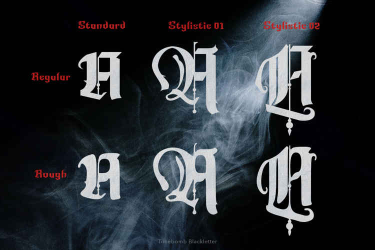 Preview of Timebomb Font