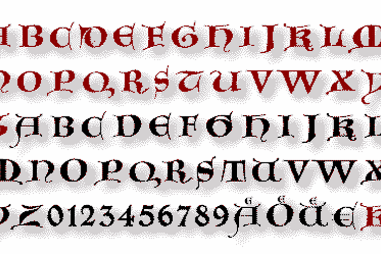 GotischeMajuskel Font