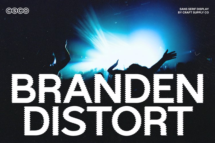 Preview of Branden Distort Font