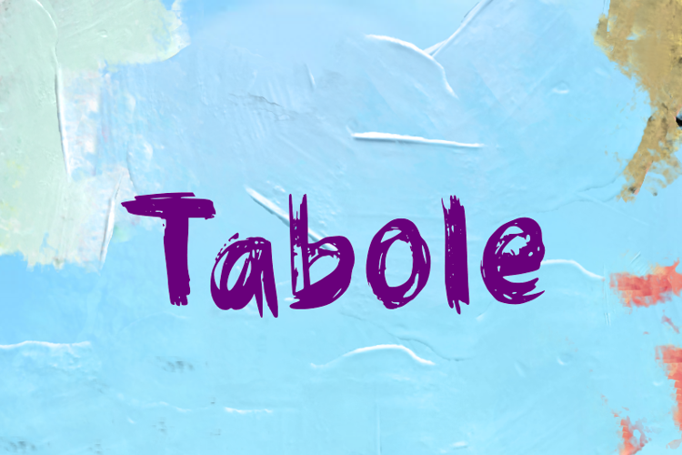 t Tabole Font