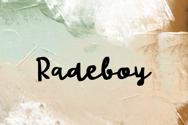 Radeboy Font