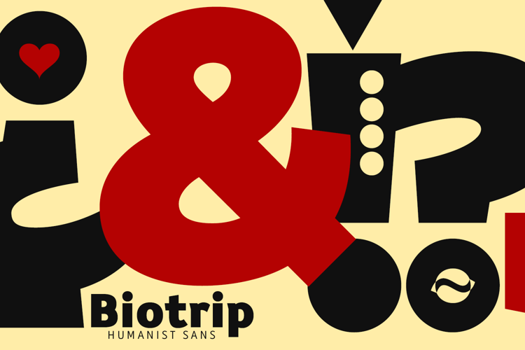 Preview of Biotrip Sans Font