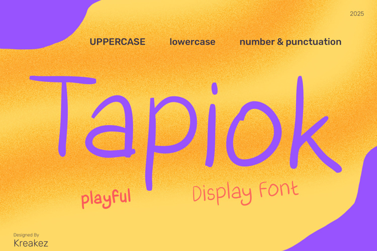 Tapiok Font