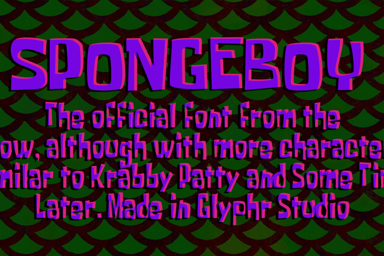 Spongeboy Font