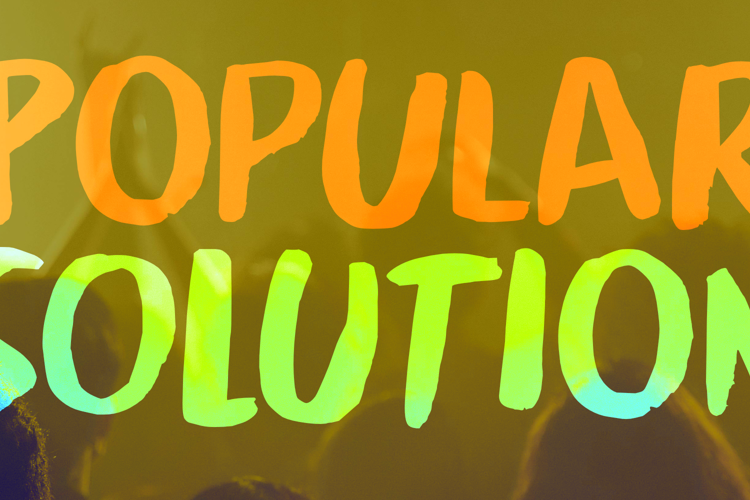 Popular Solution Font