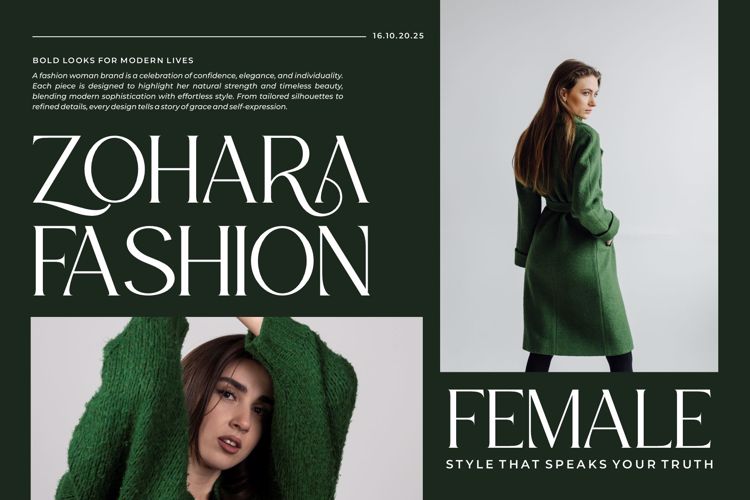 Preview of Obhiros Font