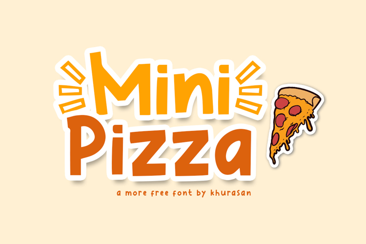 Mini Pizza Font