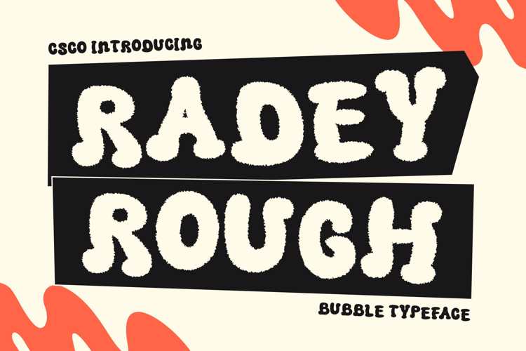 Preview of Radey Rough Font