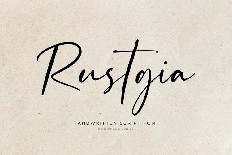 Rustgia - Font