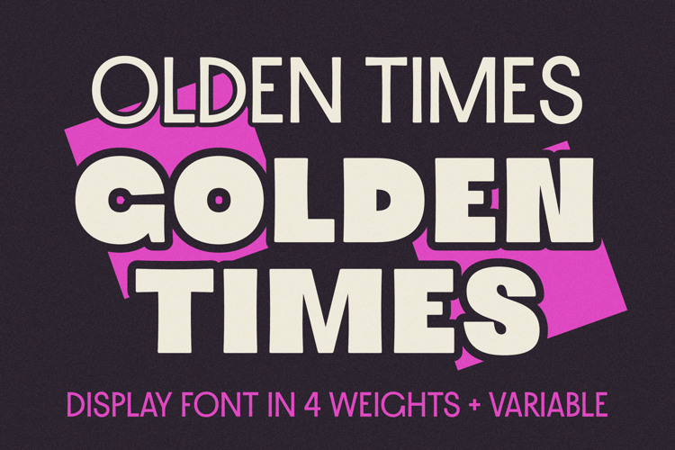 Olden Times Golden Times Regular Font