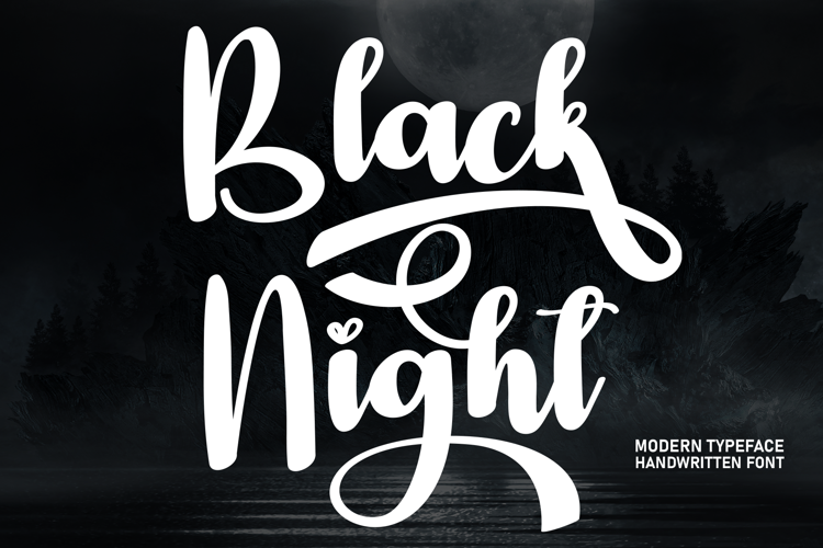 Black Night Font