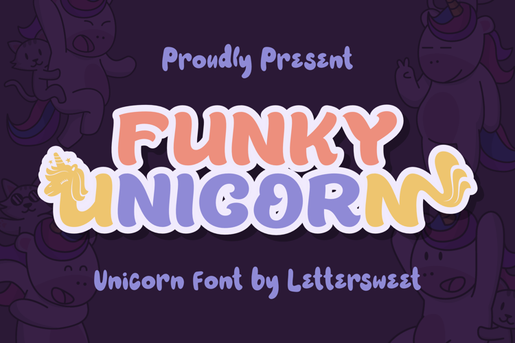 Funky Unicorn Font