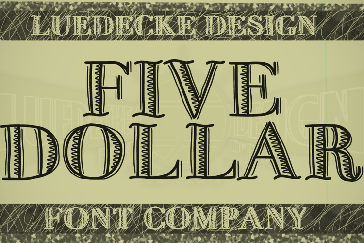 FiveDollar Font