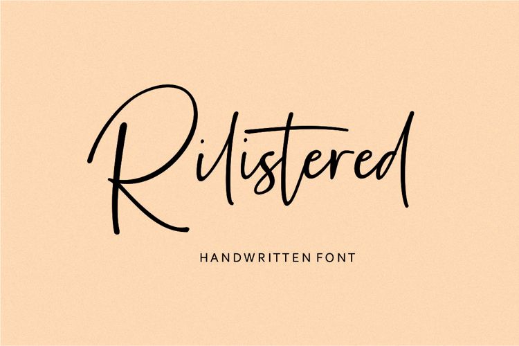 Rilistered Font