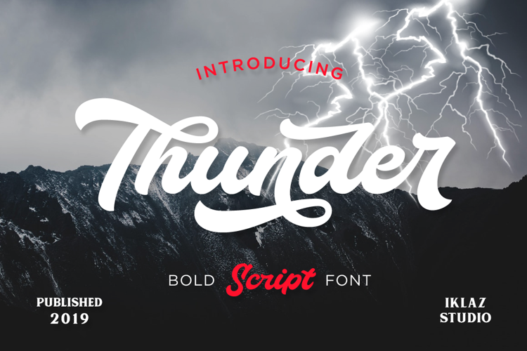Thunder Demo Font