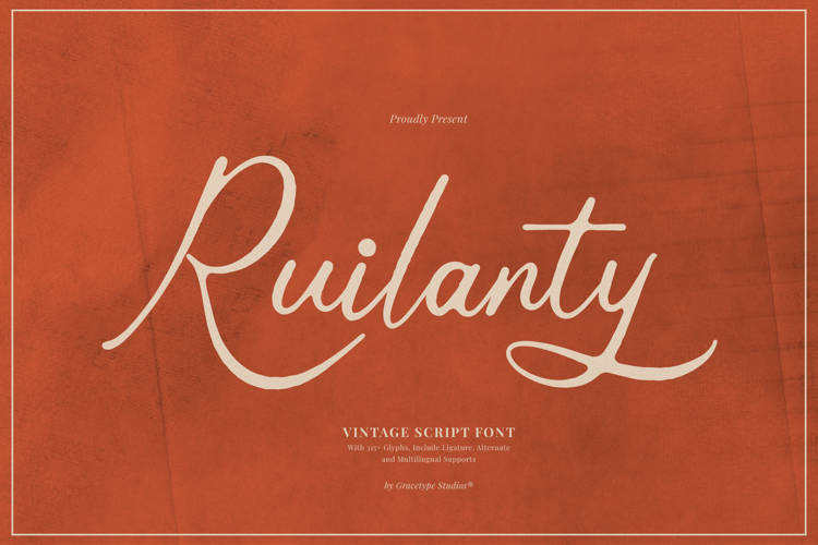 Preview of Ruilanty Font