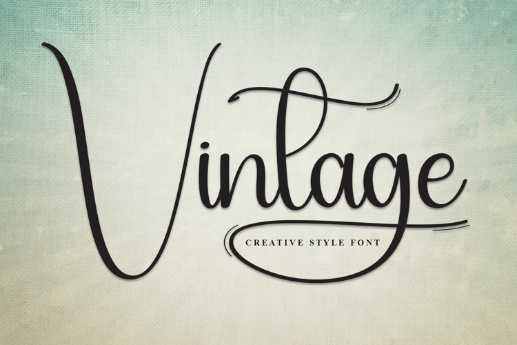Preview of Vintage Font