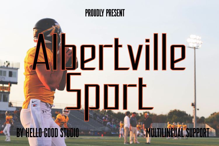 Albertville Sport Font