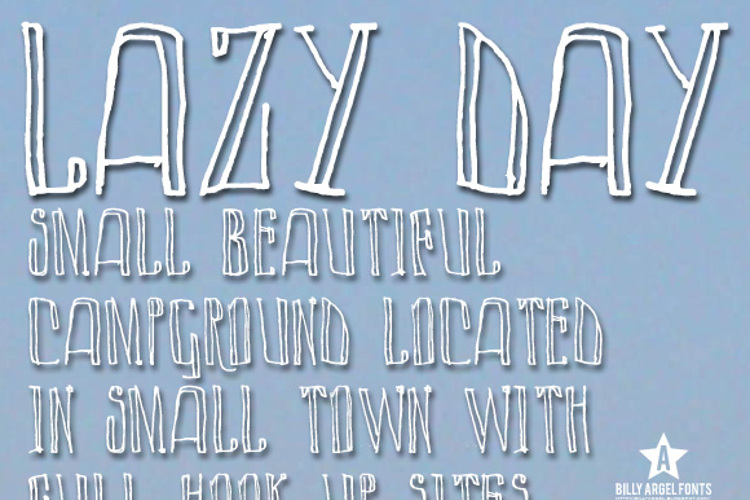 LAZY DAY Font