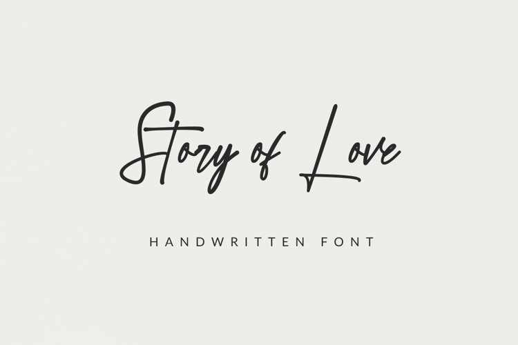 Story Of Love Font