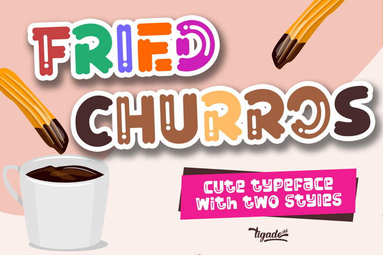 Fried Churros Font