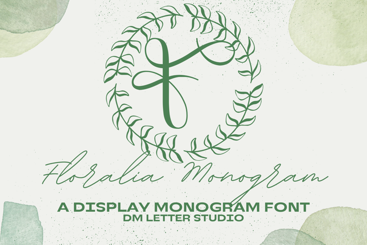 Preview of Floralia Monogram Font
