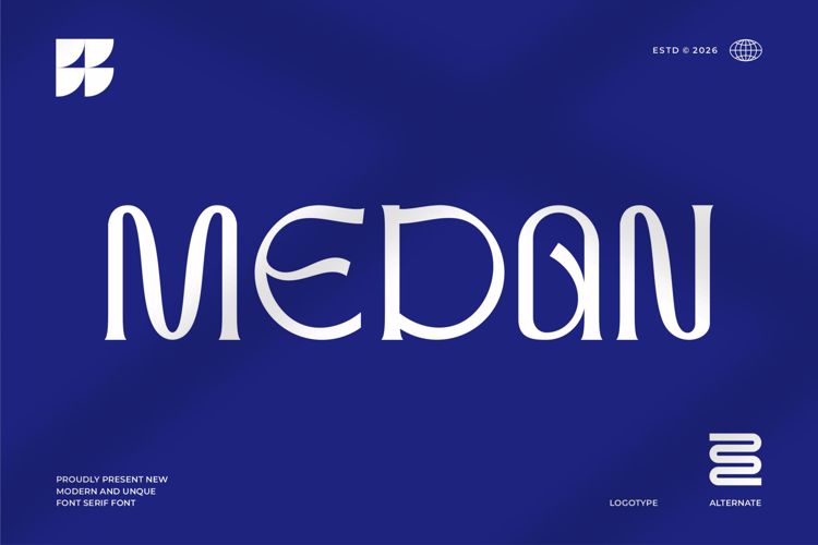 Preview of Medan Font
