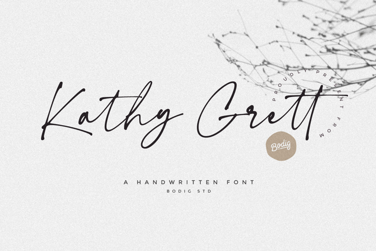 Preview of Kathy Grett Font
