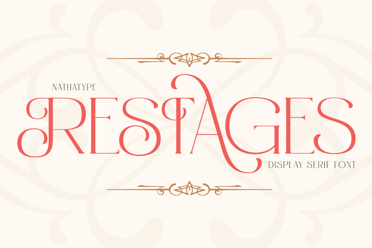 Preview of Restages Font