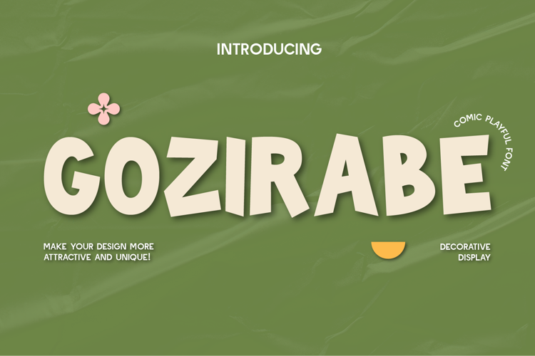 Gozirabe Font