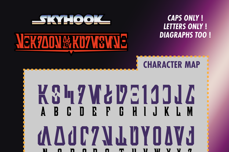 Skyhook Font