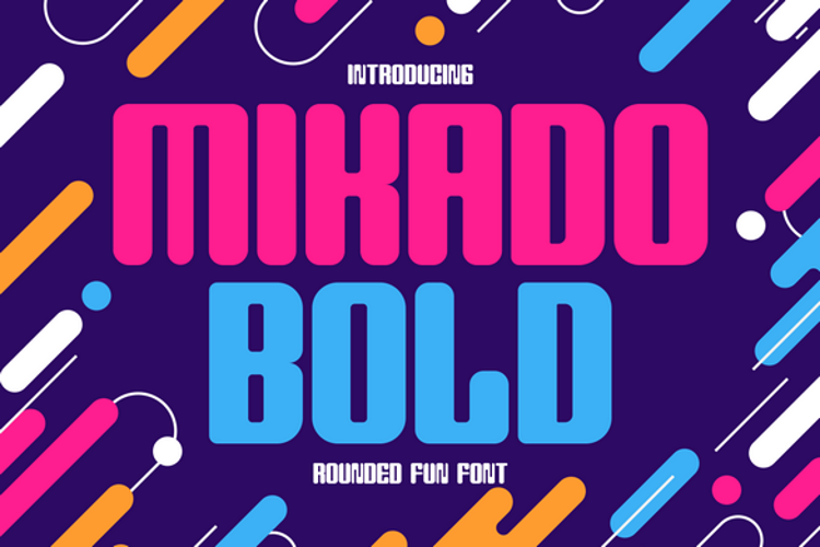 Preview of Mikado Bold Font