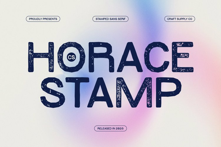 Preview of CS Horace Stamp Font