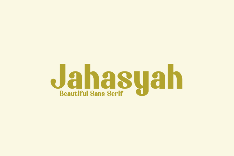 Jahasyah Font