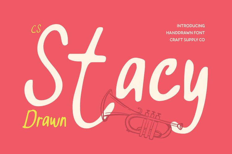 Preview of CS Stacy Drawn Font