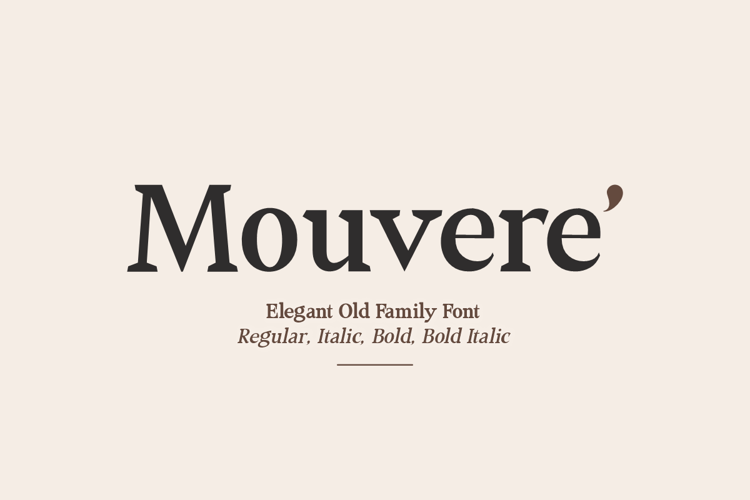 Mouvere ' Font