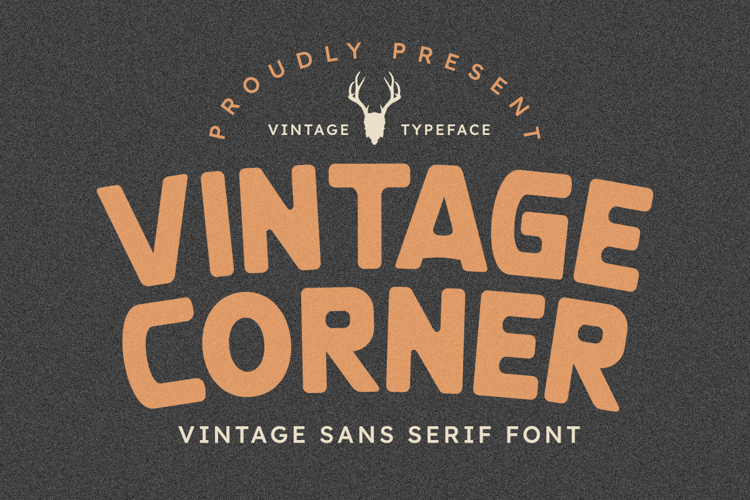 Preview of Vintage Corner Font