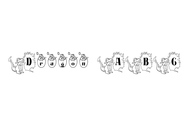 Preview of BJF Dragons Font