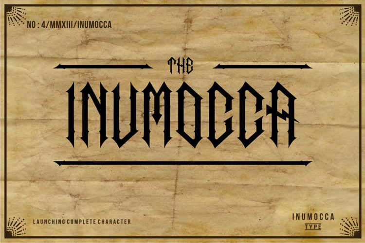 inumocca Font