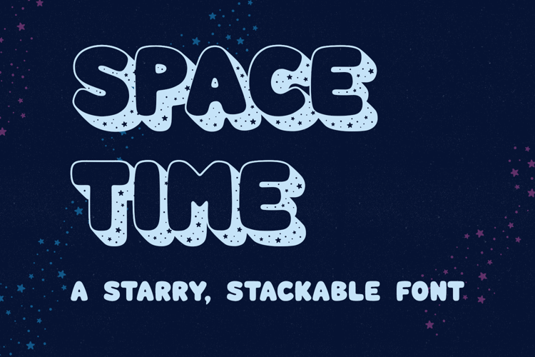 Space Time Font