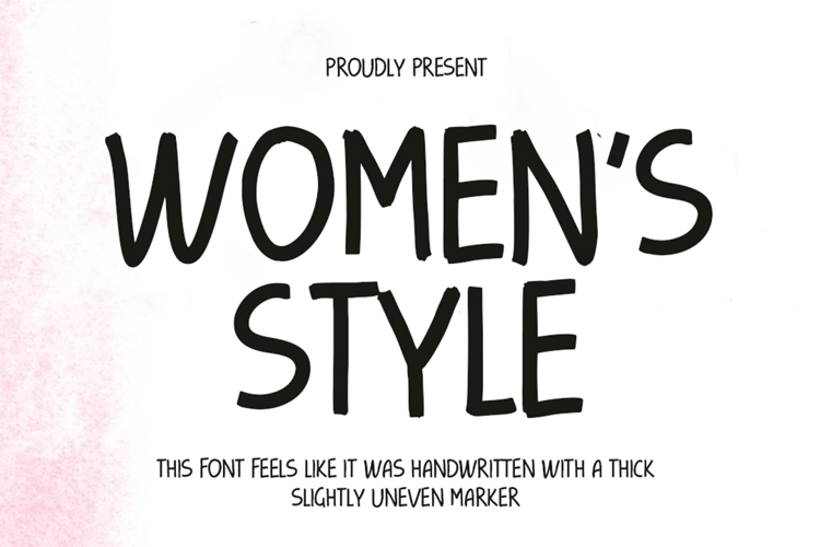Womens Style Font