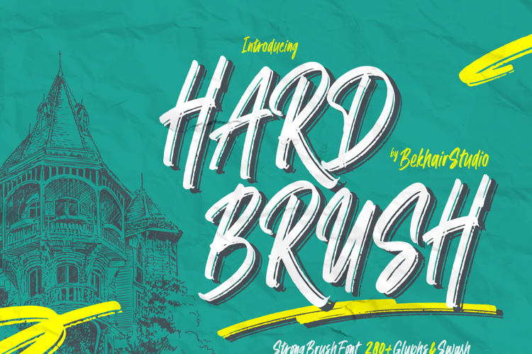 BKR Hardbrush Font