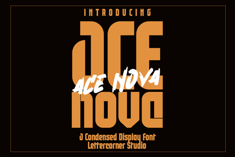 Ace Nova Font Duo