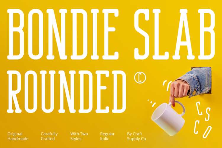 Bondie Slab Rounded Font