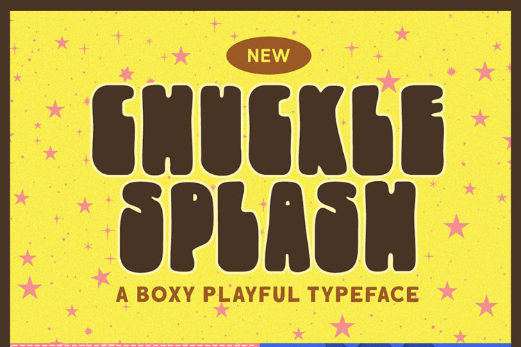 Chuckle Splash Font