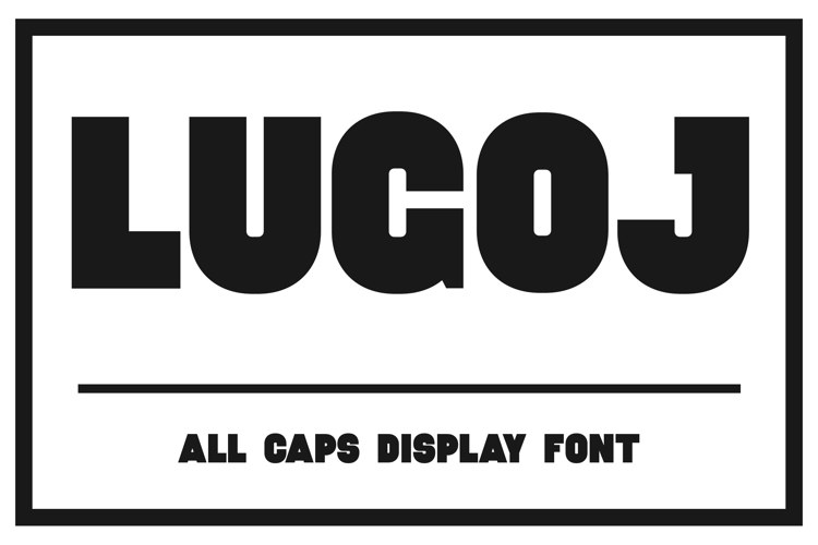 Lugoj Demo Font