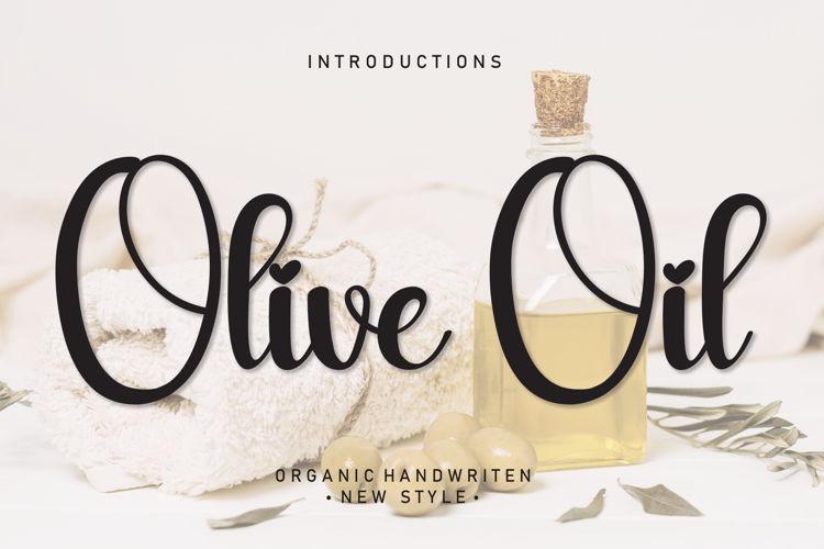 Olive Oil Font