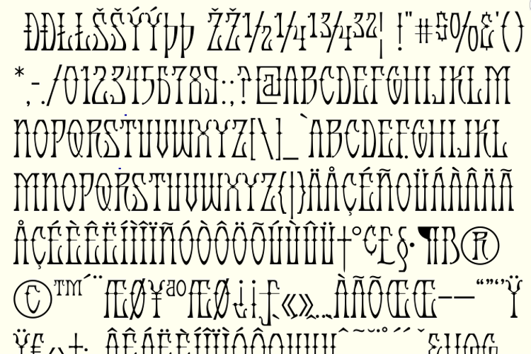 Antique Android Font