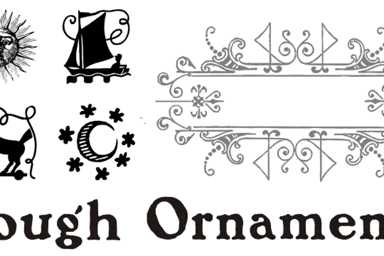 Rough Ornaments Free Font
